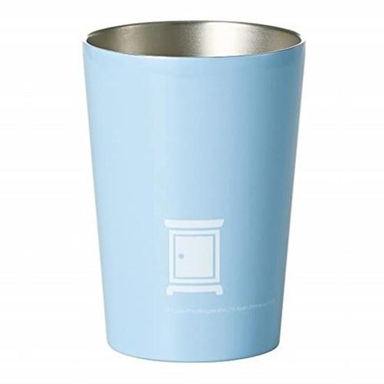 Doraemon vacuum insulated double wall stainless steel tumbler cup M blue capacity approximately 400ml diameter 8.5height 12cm tableware thermal cold