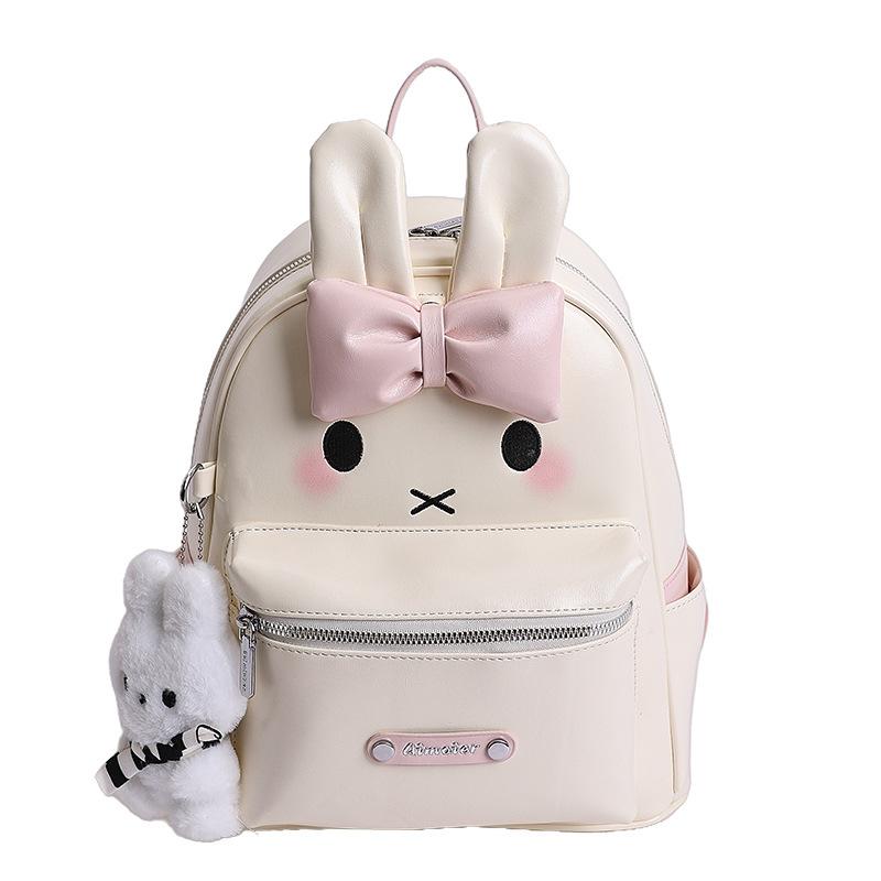 Schoolbag Japanese bow diamond kitty backpack 1011 new girl cute large capacity commuting backpack