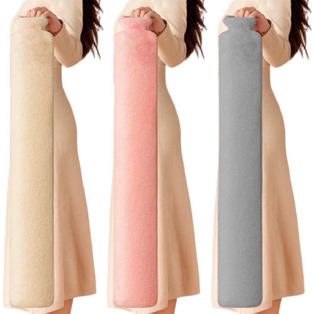Extra Long Warm Water Bag Removable Hand Warmers Thermos Bottle Water-filled Waist Warmer  Gifts
