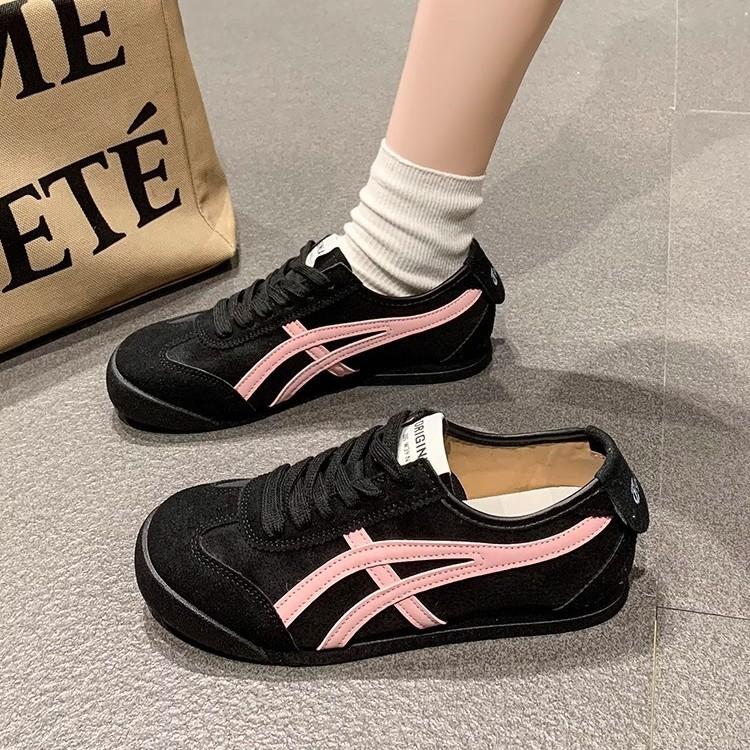 Retro German Training Shoes Women's 2025 New Spring and Summer Breathable Soft-soled Casual Sports Shoes Popular Lightweight Forrest Gump White Shoes