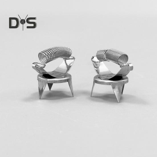 2 Adet Sırlama Daldırma Klipsi Paslanmaz Çelik Ergonomik Konfor Kolay Temizlenir Çok Fonksiyonlu Sır Rengi Uygulama Aracı