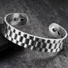 Adjustable Open Cuff Magnet Bracelet for Men fashionable Alloy Bangles men's trendy and cool personalized bracelet Jewelry Gifts