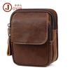 Men's Bag Outdoor Sports Fanny Pack Retro Casual Men's Bag First Layer Cowhide Genuine Leather Mobile Phone Bag