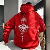 Erkek Sweatshirt Moda Baskılı Kapüşonlu Yetişkin Günlük Spor Üst Sonbahar ve Kış Dış Mekan Harajuku Kapüşonlu Erkek ve Kadın Clo