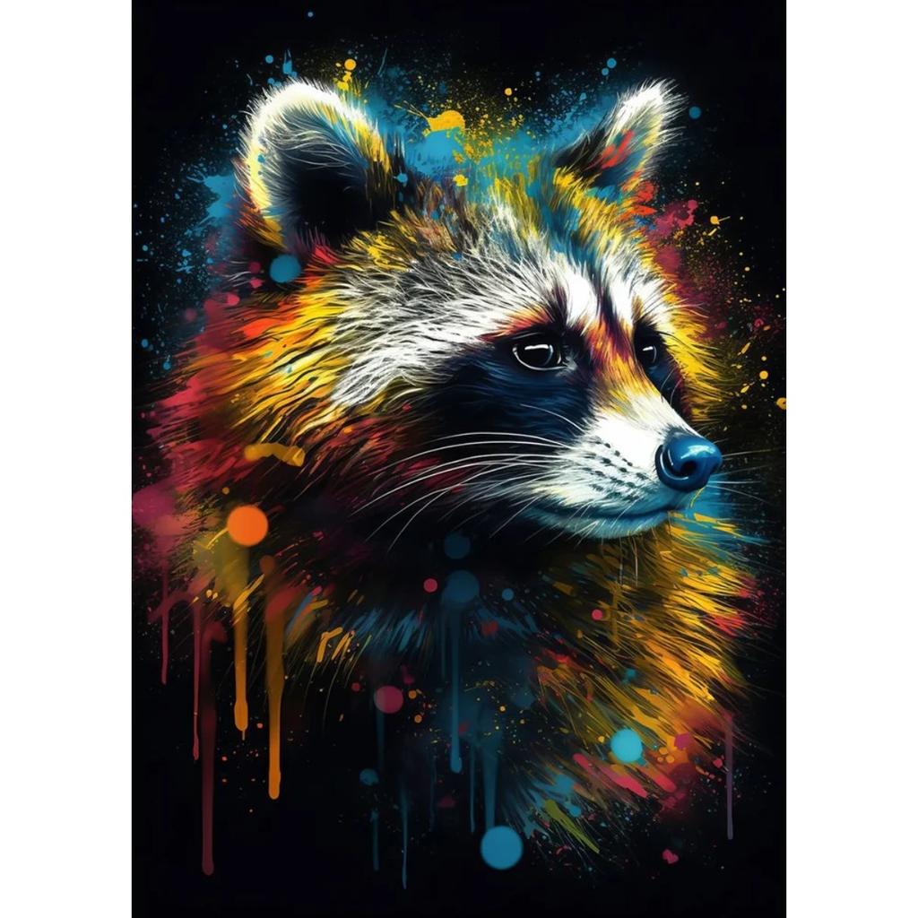 Klasyczna Abstrakcyjna Sztuka Ścienna ze Zwierzętami Wodnymi Rekin Lew Tygrys Plakat i Wydruk na Płótnie Dekoracja Salonu Sypialni Prezenty