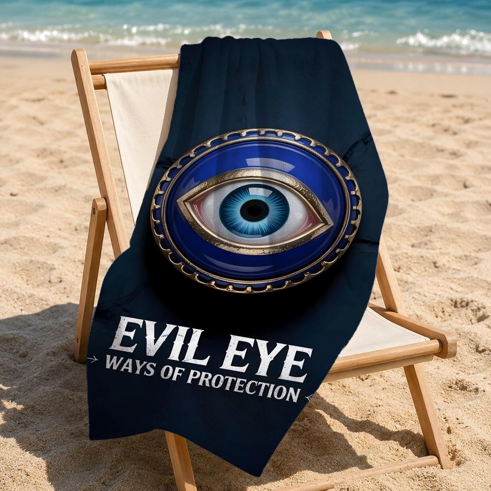 Evil Eyes Bath Towel Towel Soft Pool Gift For Travel Gym Shower Camping Quick Dry Sports Large Beach Towels