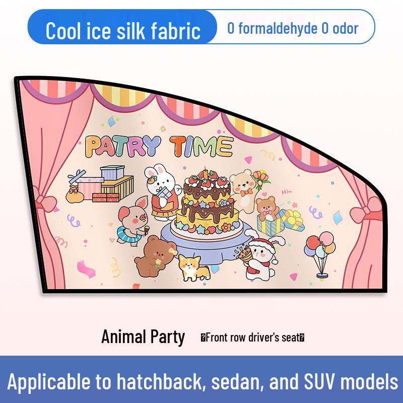 Children's Car Sunshade Curtains for Rear Windows