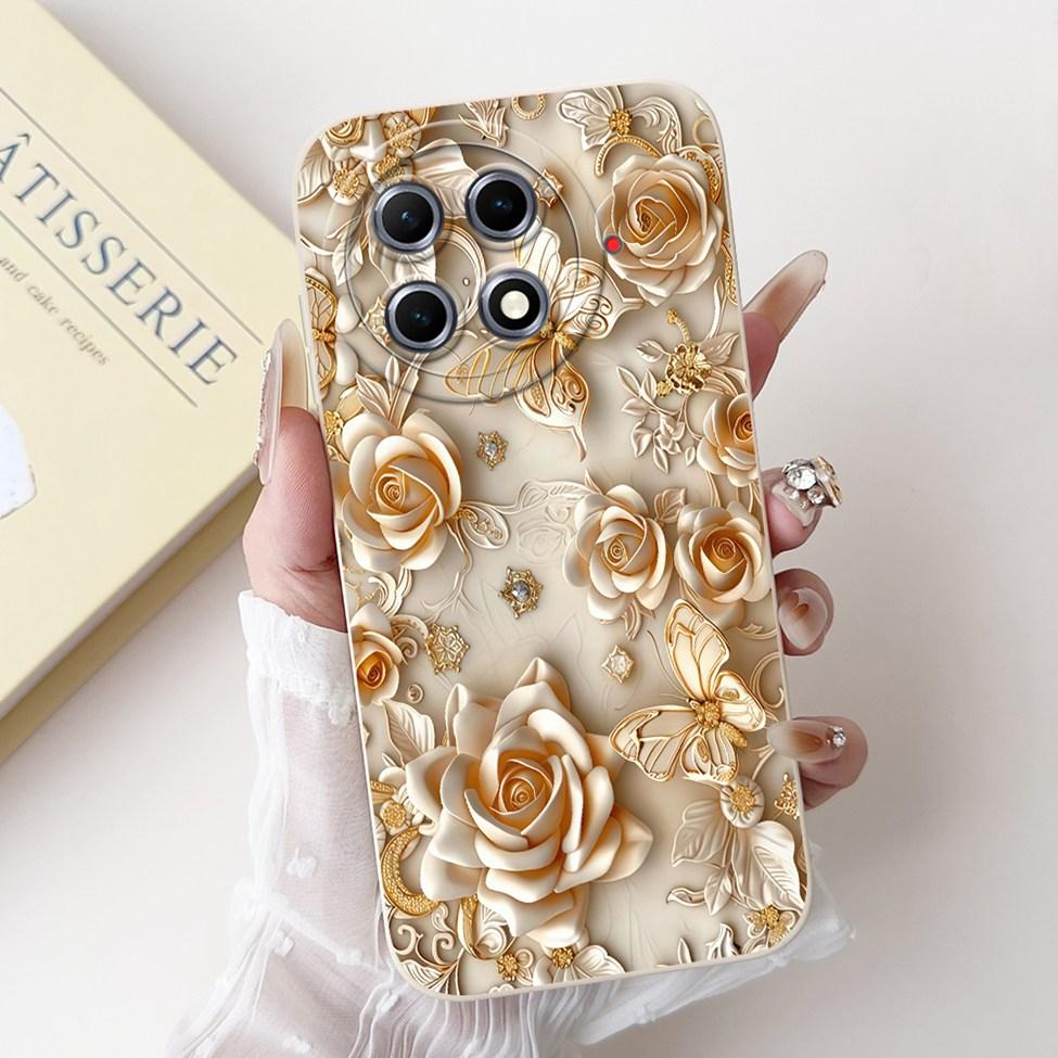 For Tecno Camon 30S Case CLA5 Silicone Cute Cat Fashion Butterfly Flower Love Painted Cover For Camon 30S Tecno Phone Case Funda