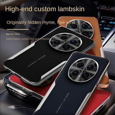 Für Honor Magic 8 8 Pro Galvanisiert Einfarbig Leder Farbblockiert Weiche Kante Rundum Stoßfest Handyhülle