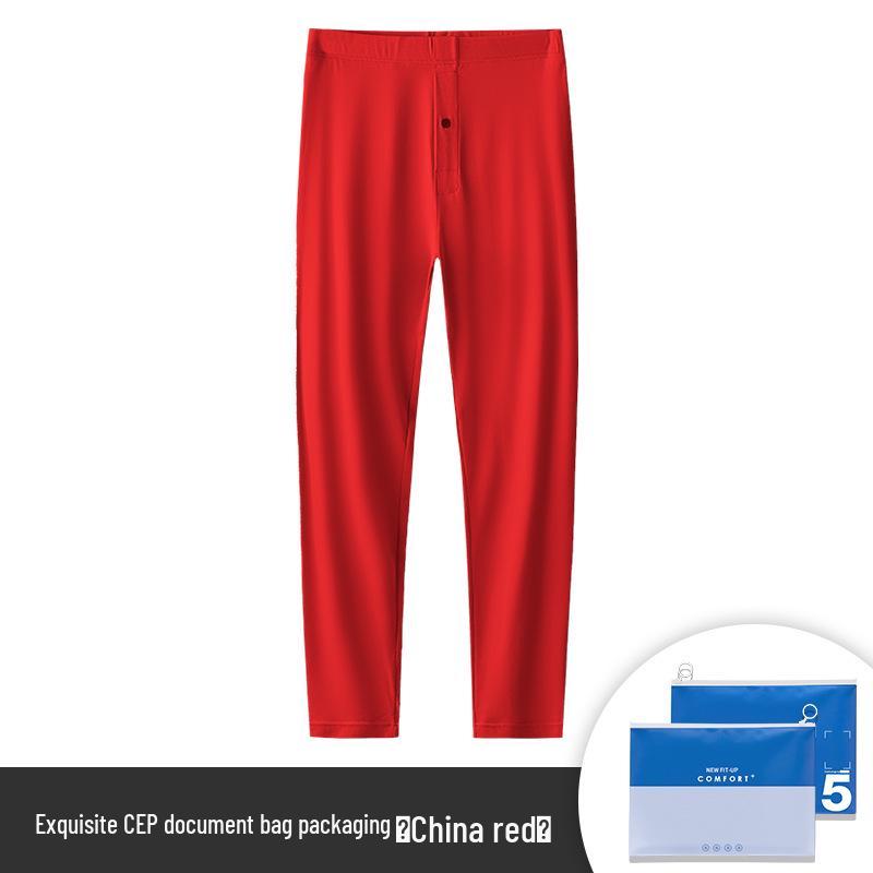 

Чоловічі модальні кальсони з двостороннім начісуванням, 60 штук - однотонні, приталені, безшовні, теплі базові штани для осені/зими. 5XL