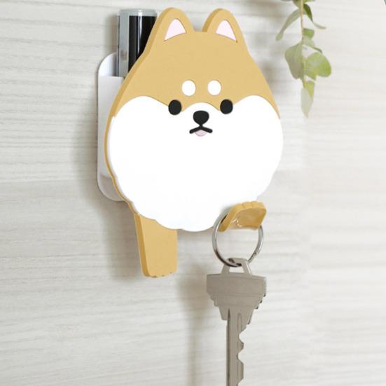 Cartoon Animal Wall Hooks With Multifunctional Storage Box Strong Adhesive Cute Design Flexible Suction Hook