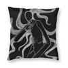 Quiet Please Slenderman Pillowcase Polyester Linen Velvet Creative Zip Decor Pillow Case Sofa Cushion Cover