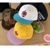Apple Embroidery Flat Edge Cap Women's Summer New Hat American Hip Hop Skateboard Student Baseball Cap