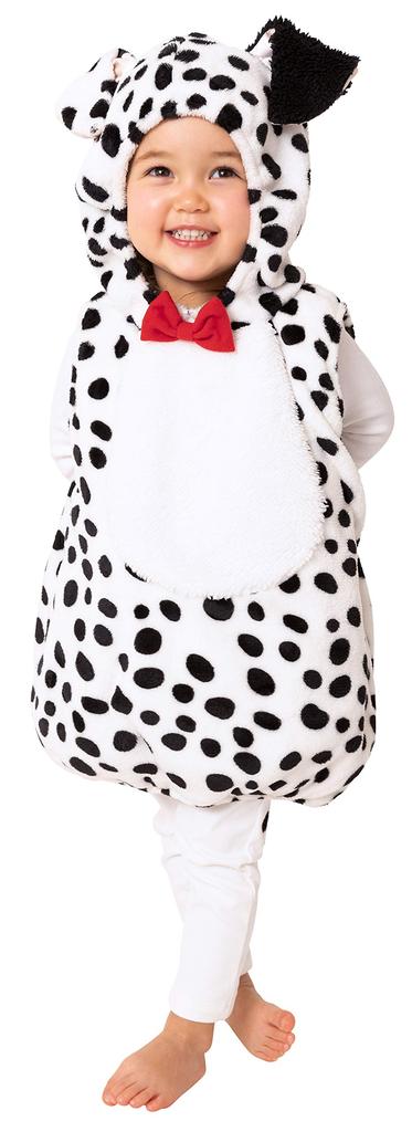 Clearstone Marshmallow Miminko Cosplay Halloween Kigurumi Marshmallow Dalmatin Miminko 80cm Bílý