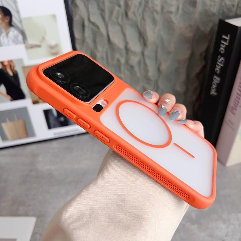 Für Magsafe Mattes Case Für Xiaomi 17 Pro Max 15 14 Pro Stoßfest Transluzent Magnetisch Kabelloses Laden Panzer PC Hülle