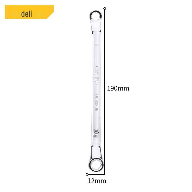 Deli Mirror Finish Double Ring Spanner