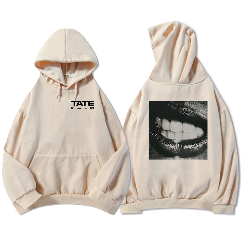 Tate McRae So Close To What Hoodies 2026 New Album Printing Sweatshirts Men Women Clothing Fleece Casual Unisex Oversized Streetwear