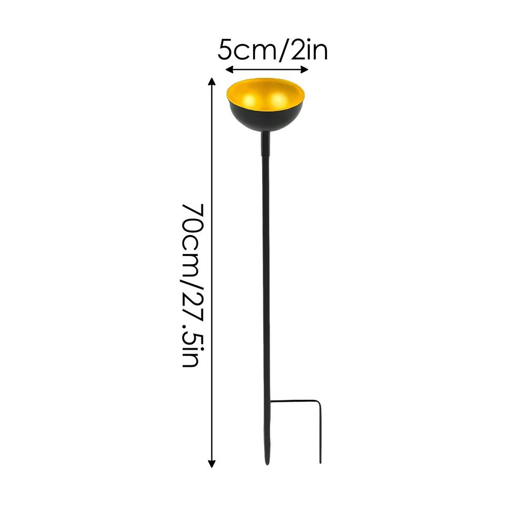 Bee Watering Station Bee Water Feeder With Metal Stakes Elegant Metal Garden Sculpture Stakes Decor Bee Water Feeder Cup
