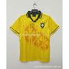 Brazil Retro Football Jerseys Short Sleeve Men Women Sports Training