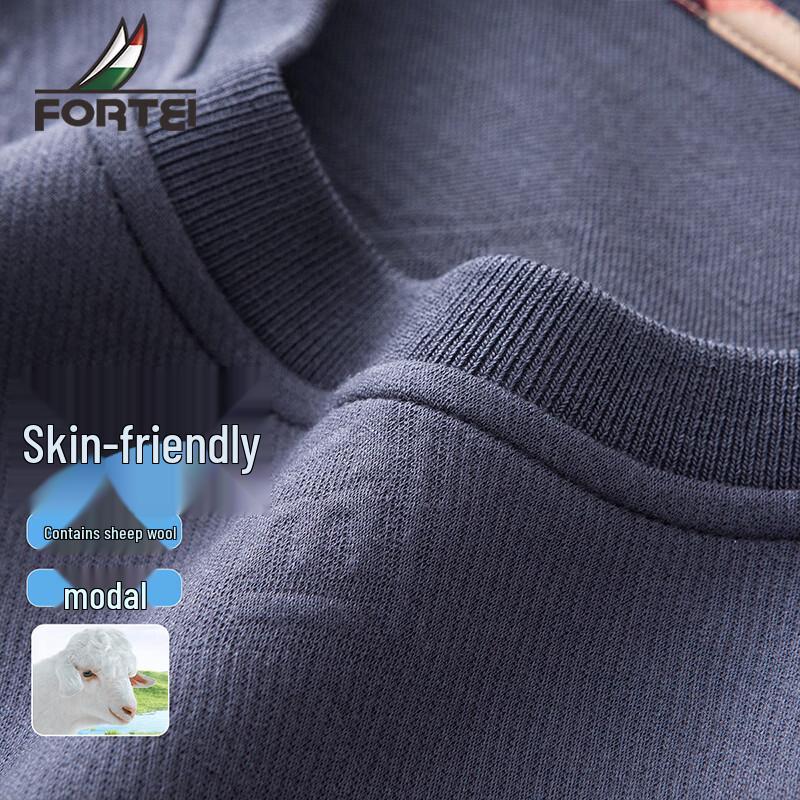 Men s Wool Modal Blend Long-Sleeve Sweatshirt XL 52