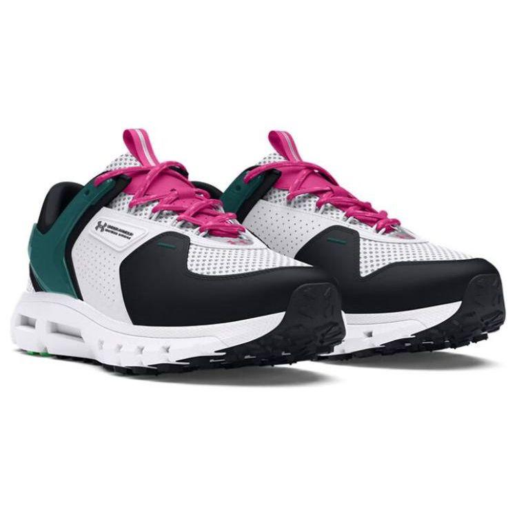 Under Armour Summit Trek White Teal Pink Men Sneakers Black 3028345-102