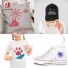 Metallic Shiny Heat Transfer Vinyl Iron On T shirt Textiles Heat Press cut Film Making Sign Pattern for Garment DIY