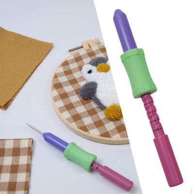 Ago da Punch Multiuso Impugnatura Comoda Facile da Trasportare Penna da Ricamo DIY Regolabile per Uomini Donne