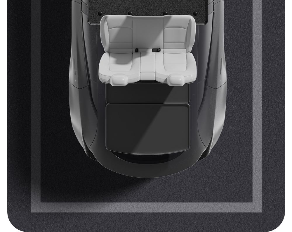 Carbon Fiber Texture Floor Mats for Volkswagen Teramont & Phideon - Waterproof TPE Protection Carpet