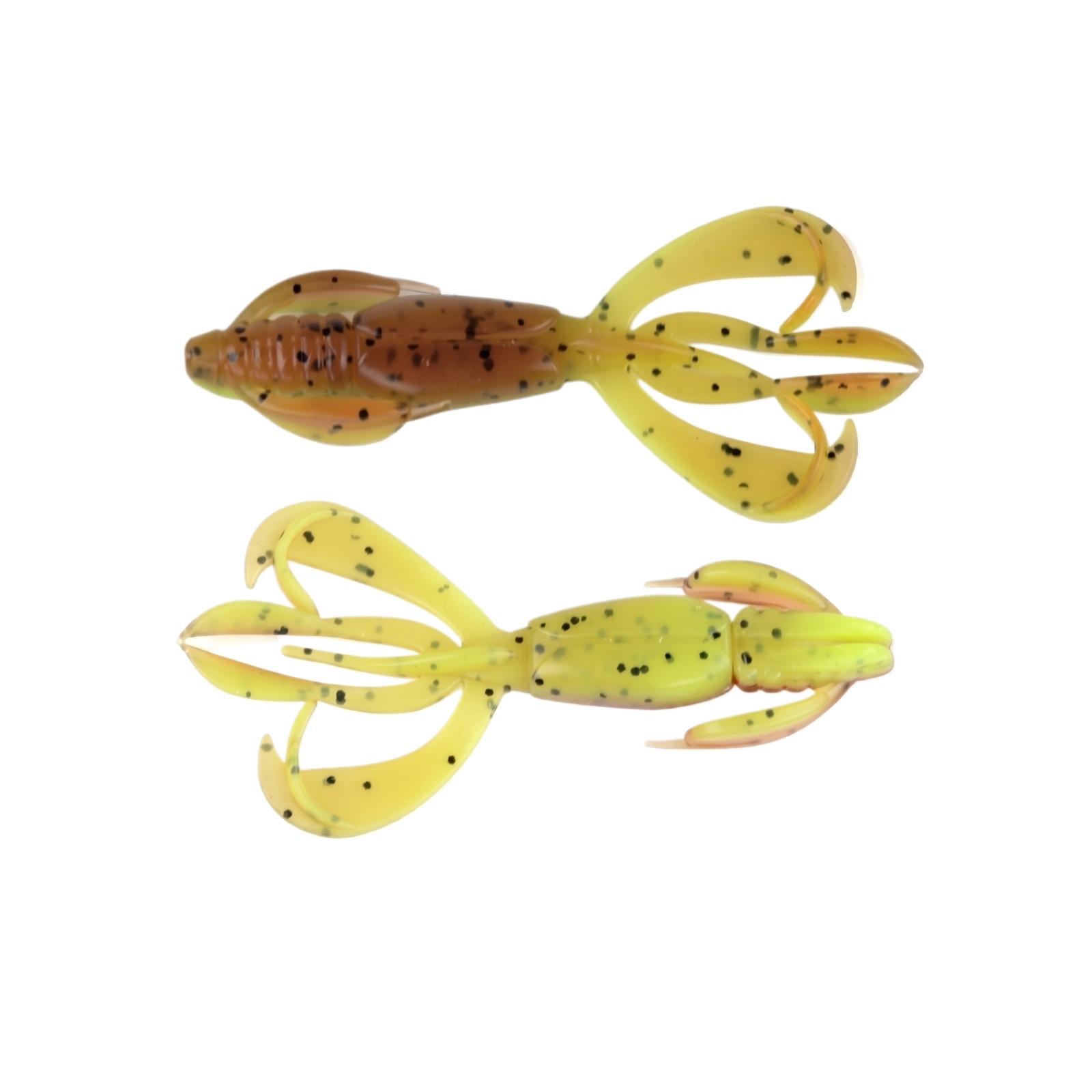 

Crazy Flapper Soft Shrimp for Fresh Saltwater Bass one size жовтий
