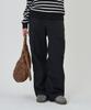 THE-ABON String Cargo Elastic Pants Beige