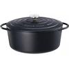 Kuchenprofi Provence Frying Pan, Oval, Black, 35 Cm, 8.9 L (0402001035)