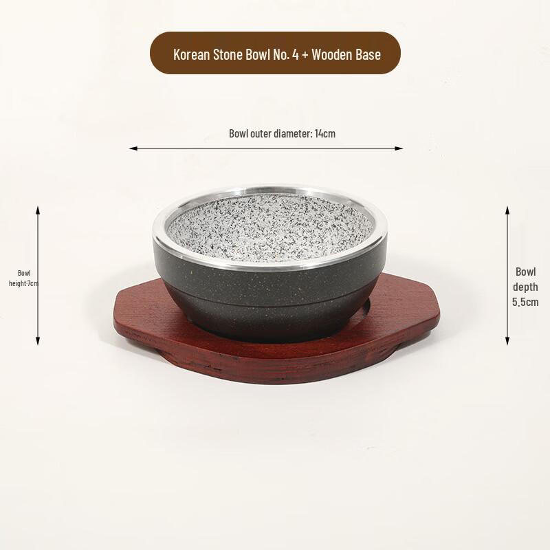 

Korean Stone Bibimbap & Claypot Rice Bowl With Base Plate