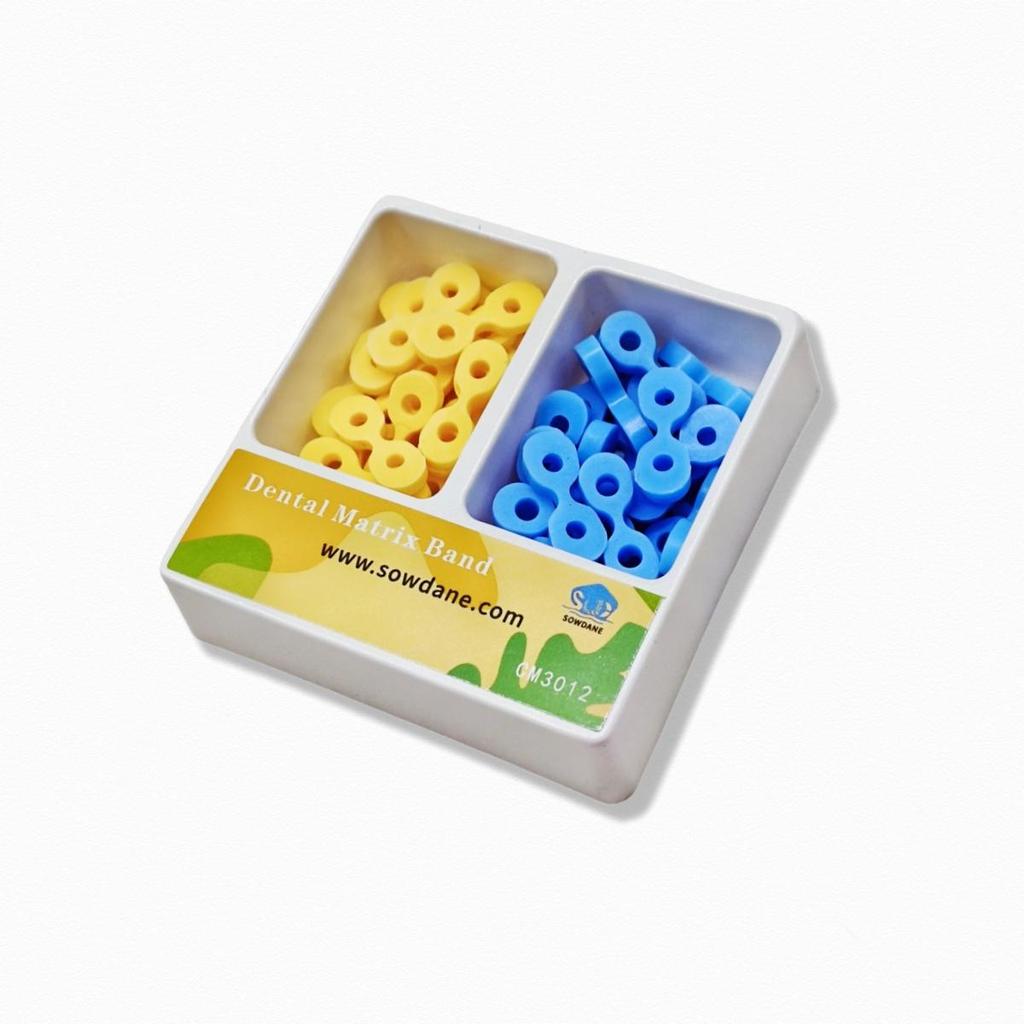 40pcs/80pcs/120pcs Dental Elastic Rubber Fixing Wedges  Interdental Wedges Autoclavable Matrix Matrices