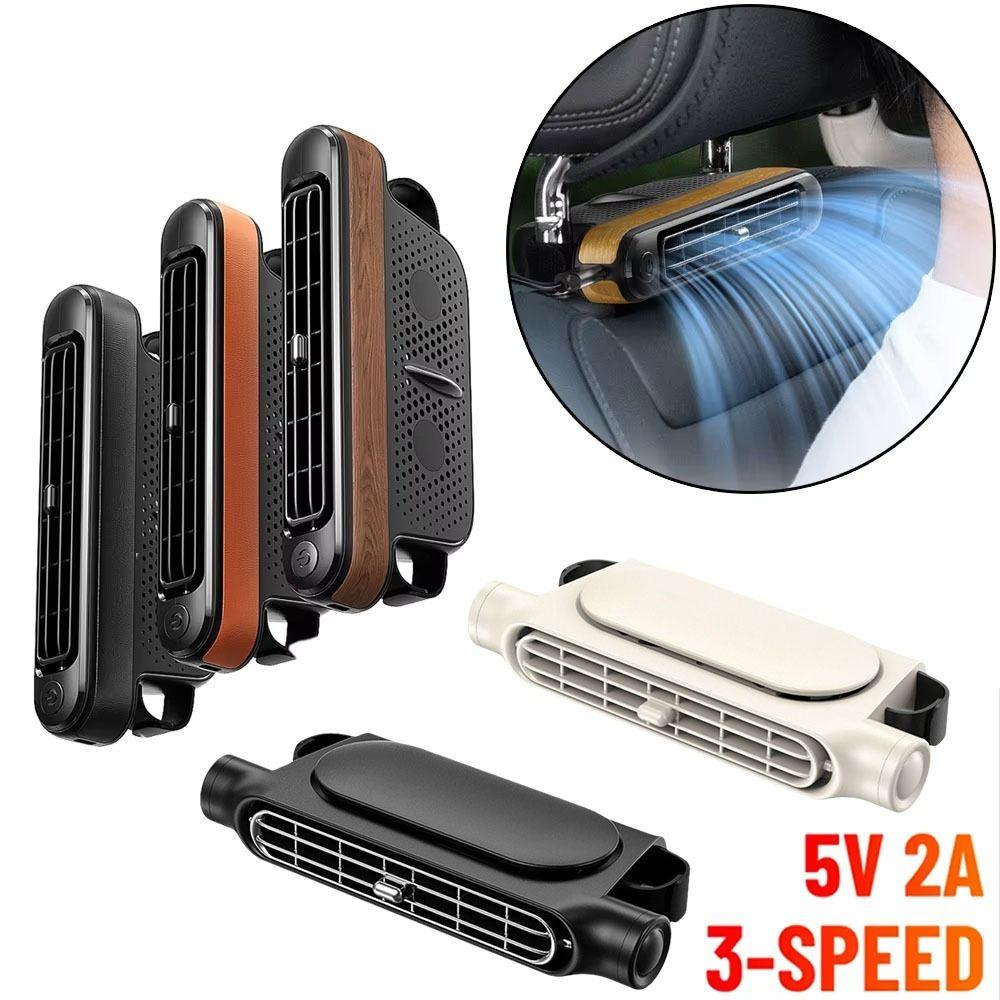USB Powered Car Headrest Cooling Fan Air Cooling Portable Car Fan Car Seat Fan Front Seat
