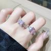 Luxury Butterfly High Sense Cold Wind Exquisite Full Diamond Zir*****Pen Ring Simple Fashion Ring