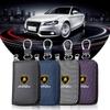 Unisex Kluczówka z Logo Samochodu z Włókna Węglowego Duża Pojemność Torba na Klucze Do Lamborghini Urus Huracan Aventador Premium Akcesoria Samochodowe
