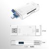 Six-in-One Type-C Multifunctional Card Reader: TF/SD USB Adapter for Computer & Phone