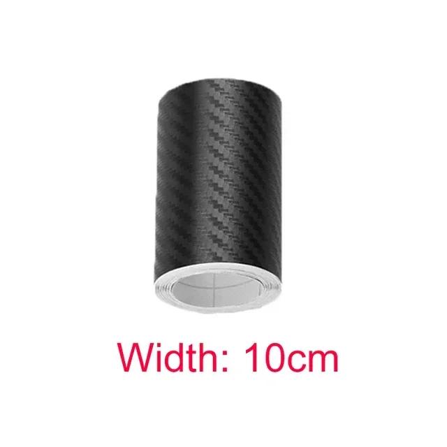 3/10cm Nano Carbon Fiber Car Adhesive Tapes Paste Strip Auto Door Sill Side Mirror Anti Scratch Stickers Protection Film