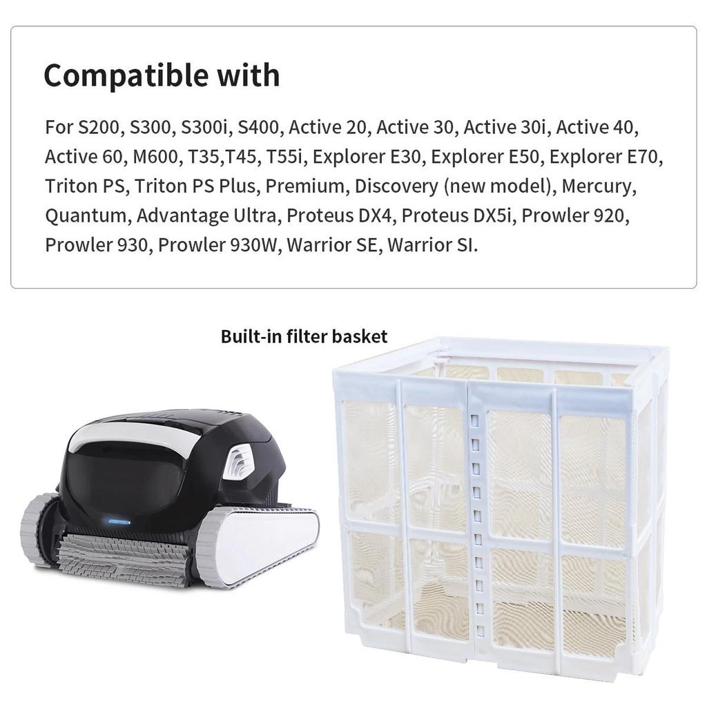 9983106-R1 Cestello Interno Sostitutivo Filtro per Pulitore Robotico Piscina Dolphin S200 S300 S300i, Filtro Pre-Filtro Ultra Fine di Ricambio