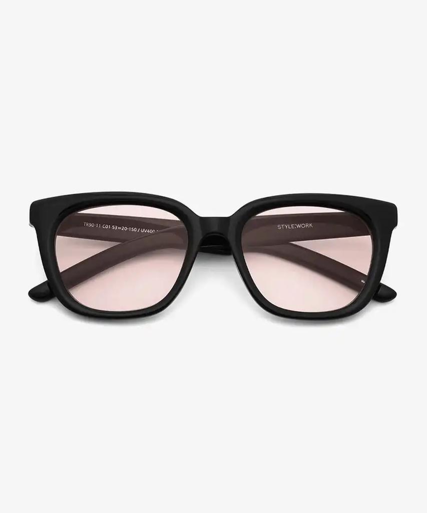Seutailwokeu Pink Tint Style Work Tr90-11 C1_Pk Style Work Sunglasses