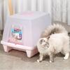 IRIS Cat Litter Box Fully Enclosed Cat Toilet Anti-splash Easy To Clean Cat Litter Box