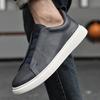 Men's and Women's Same Classic Leather Board Shoes, Light Soft Sole and Comfortable First Layer Cowhide Little White Shoes, Versatile Fashion Casual S