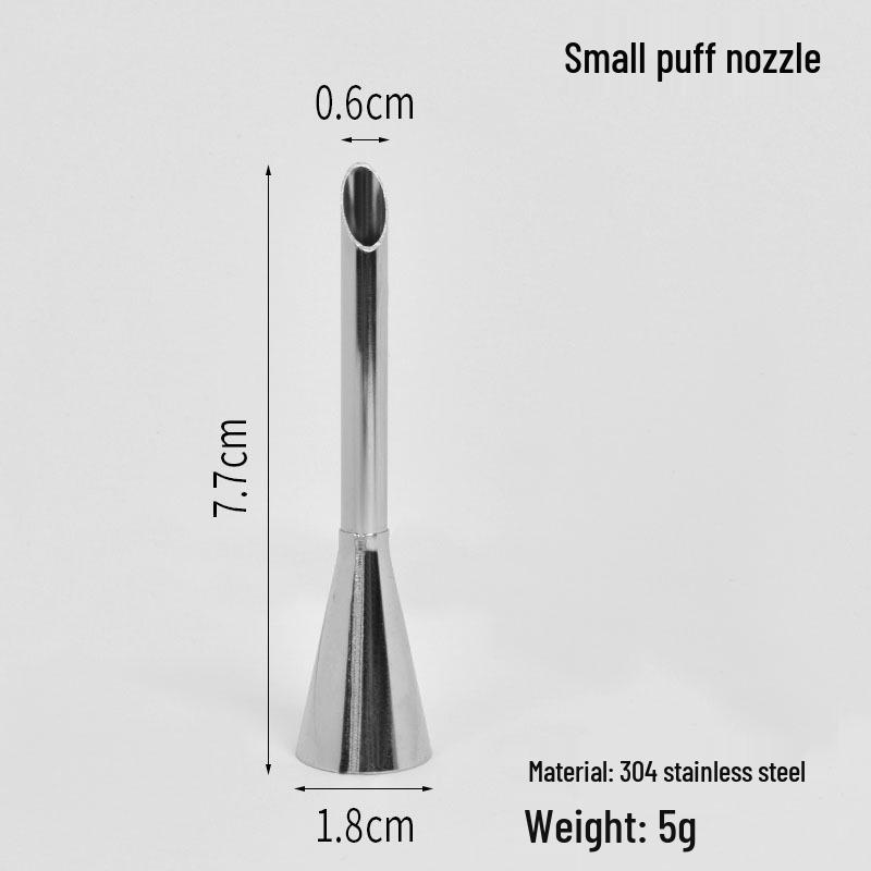 Насадка из нержавеющей стали 304 для декорирования тортов с заостренным кончиком