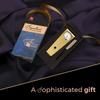 Cello Signature Rakshabandhan Gift Set with 1 Blue Ink Ball Pen & Golden Table Clock for Office & Home