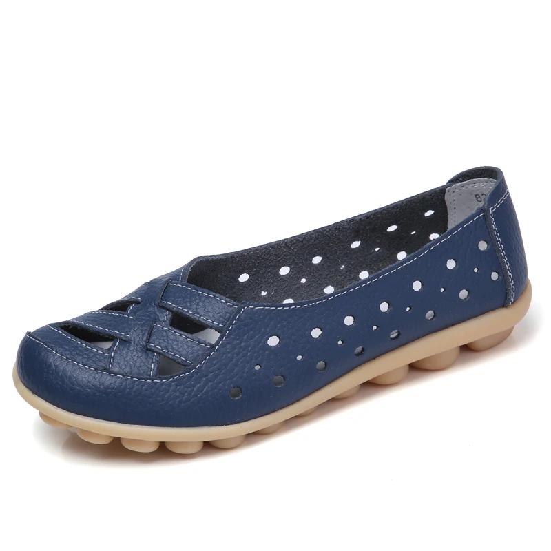 Nouvelles chaussures de sport décontractées pour femmes, été à la mode, mocassins plats et légers pour la marche, chaussures de maman, sandales grande taille 44