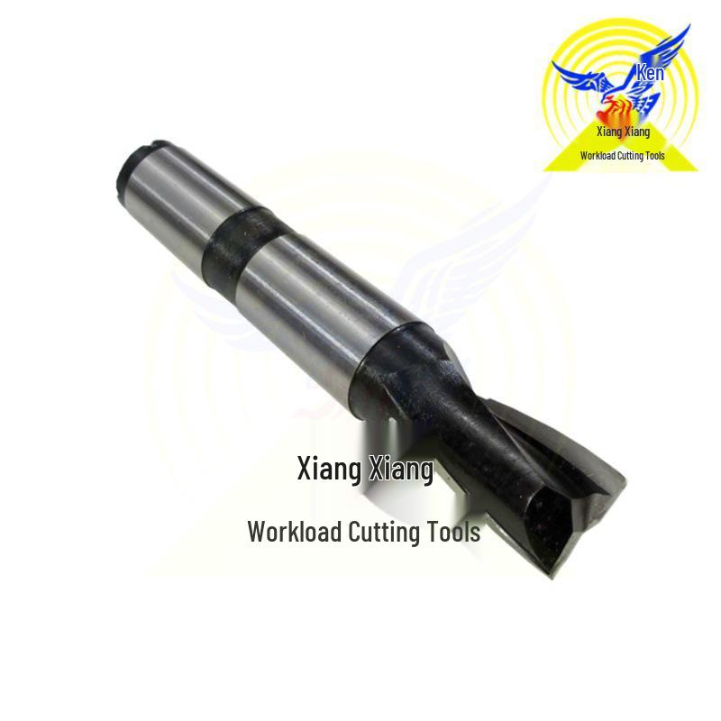 White Steel Taper Shank Keyway Milling Cutter, 2 Flutes, 14-50mm, High-Speed Steel