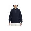 Solid Color Loose Sports Casual Knit Pullover Long Sleeve Sweater Men Tops Obsidian FN3119-451