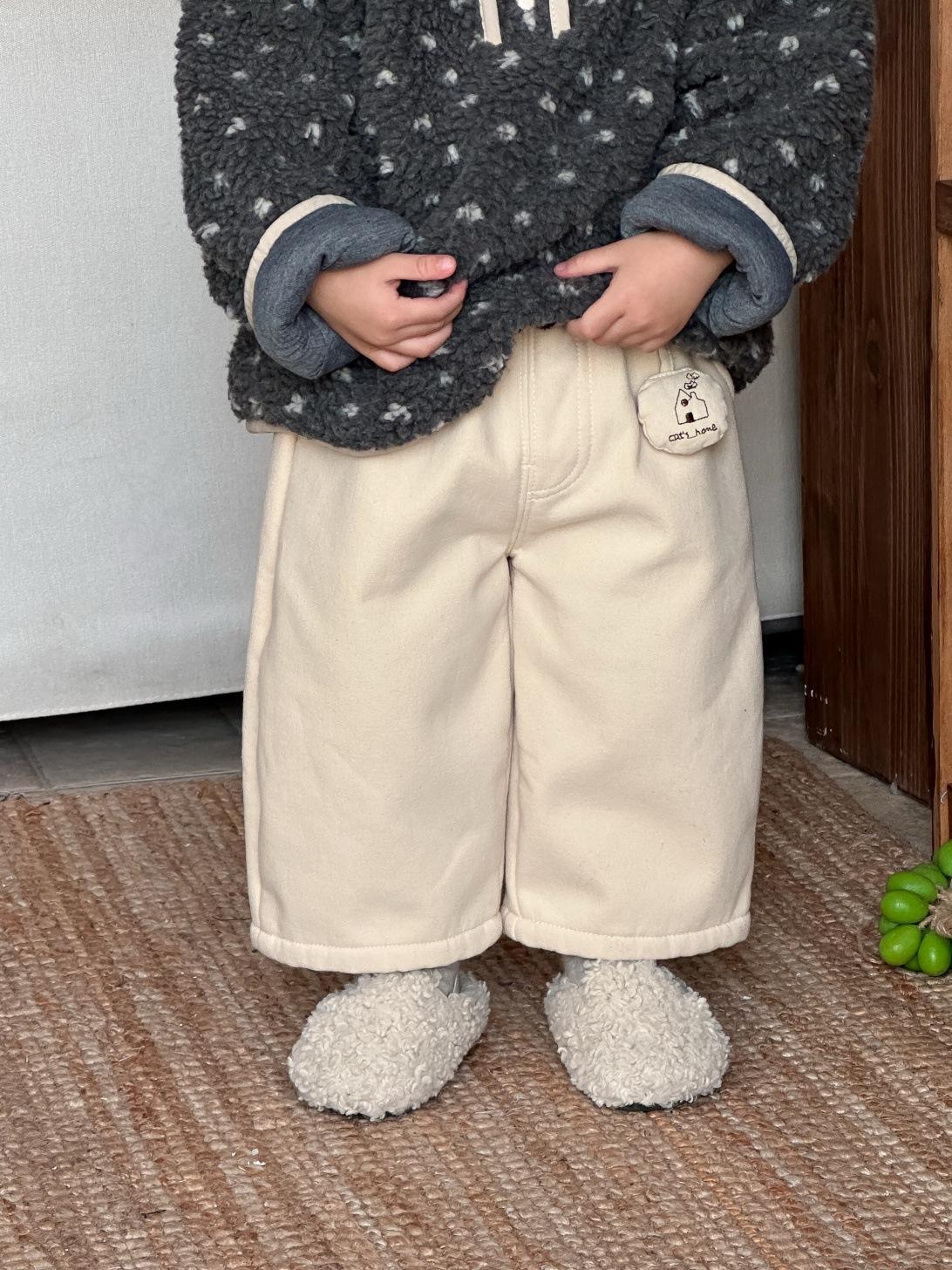 Детская одежда утолщенная зимняя новая детская зимняя шерстяная кофта детская одежда мальчики флисовый комплект 73CM