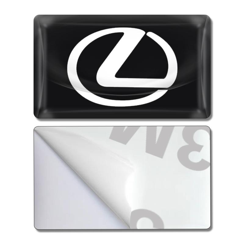 2/5/10 Pezzi Piccolo Volante in Fibra di Carbonio Logo Auto Multifunzione Adesivi 3D per Lexus 250 300 RX 300 350 US 200 GX 400 460 GS450H GS350 ES 350 300H