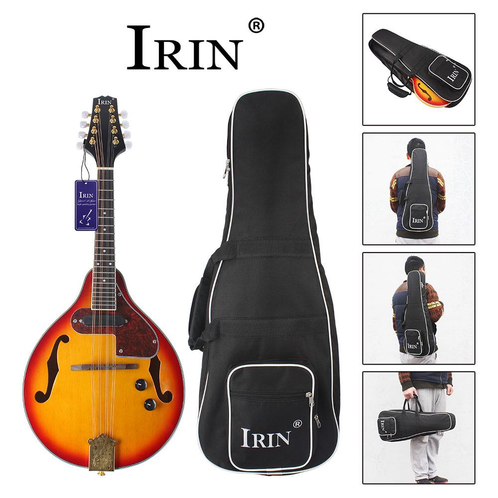 Sunset Spruce Wood Electroacoustic Eight-String Tibetan Mandolin with EQ